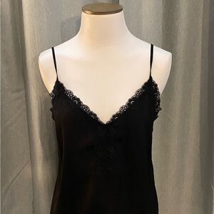 Forever21 Black Lace Trim Slip